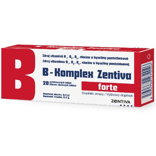 Zentiva B-komplex forte 20 potahovaných tablet