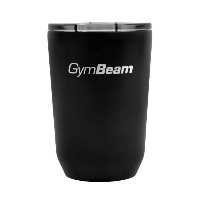 Termohrnek Traveler Black 380 ml - GymBeam