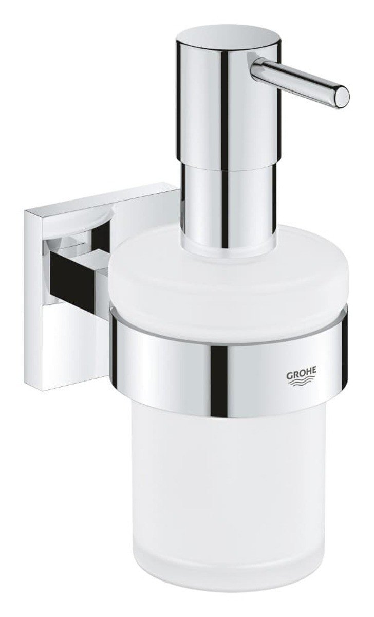 Dávkovač mýdla Grohe Start Cube Accessoriess držákem chrom 41098000