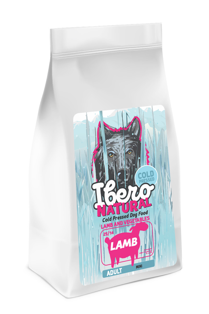 Ibero COLD PRESSED dog  adult   S  LAMB - 3kg