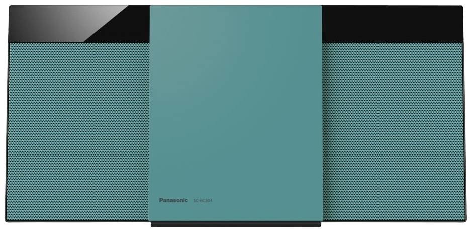 Panasonic SC-HC304EG-G stereo systém AUX, CD, FM, DAB plus , USB, 2 x 10 W zelená