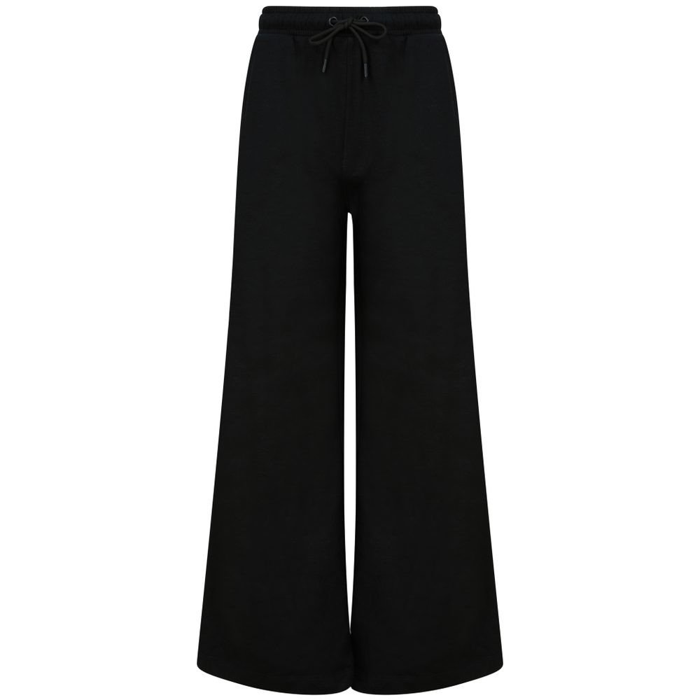 SF (Skinnifit) Dámské tepláky s širokými nohavicemi - Černá | L