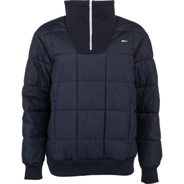 Tommy Hilfiger ESSENTIALS RLX HALF ZIP OTW Dámská bunda, tmavě modrá, velikost S