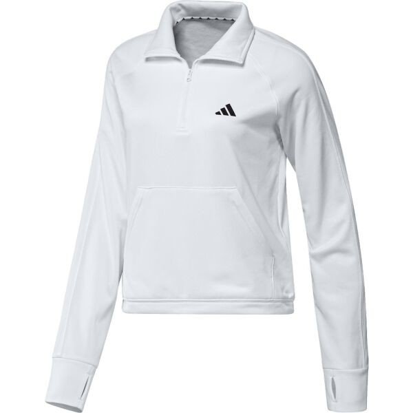 adidas GG 1/4 ZIP Dámská mikina, bílá, velikost M