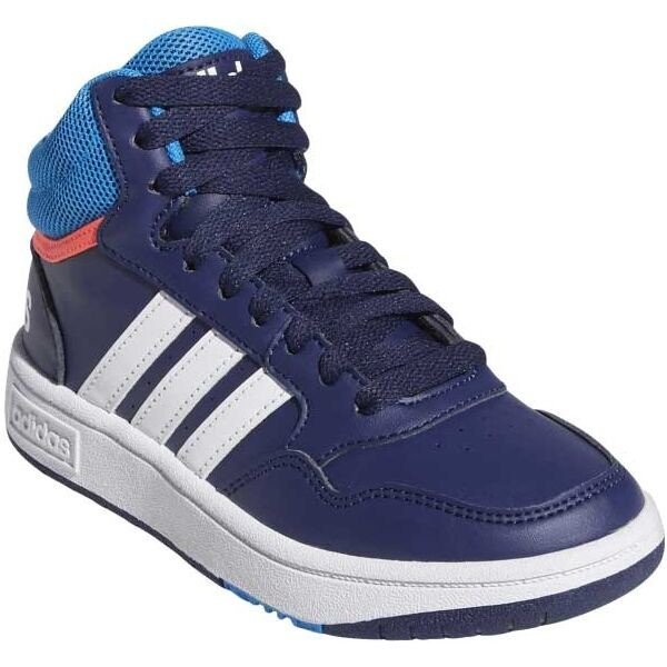 adidas HOOPS 3.0 MID K Dětské tenisky, tmavě modrá, velikost 36 2/3