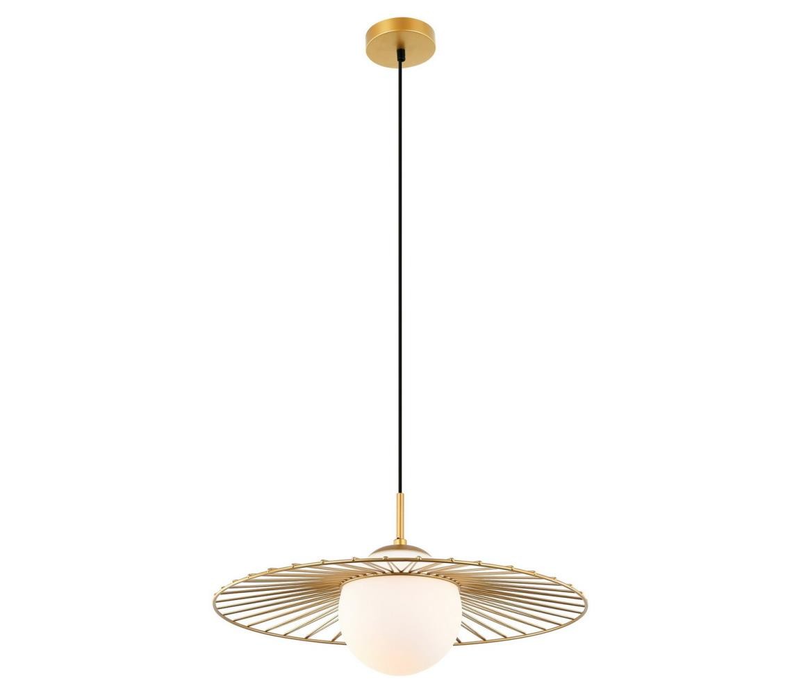 MDM-4003/1 GD - Lustr na lanku SALLY 1xE27/40W/230V zlatá