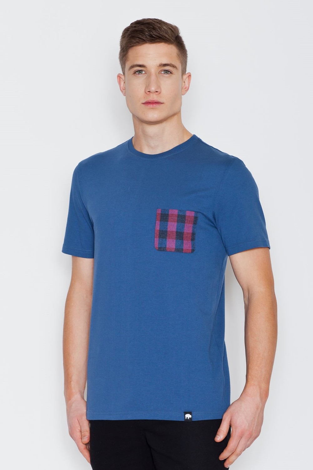 Visent Pánské tričko s krátkým rukávem Laolin nebesky modrá XL