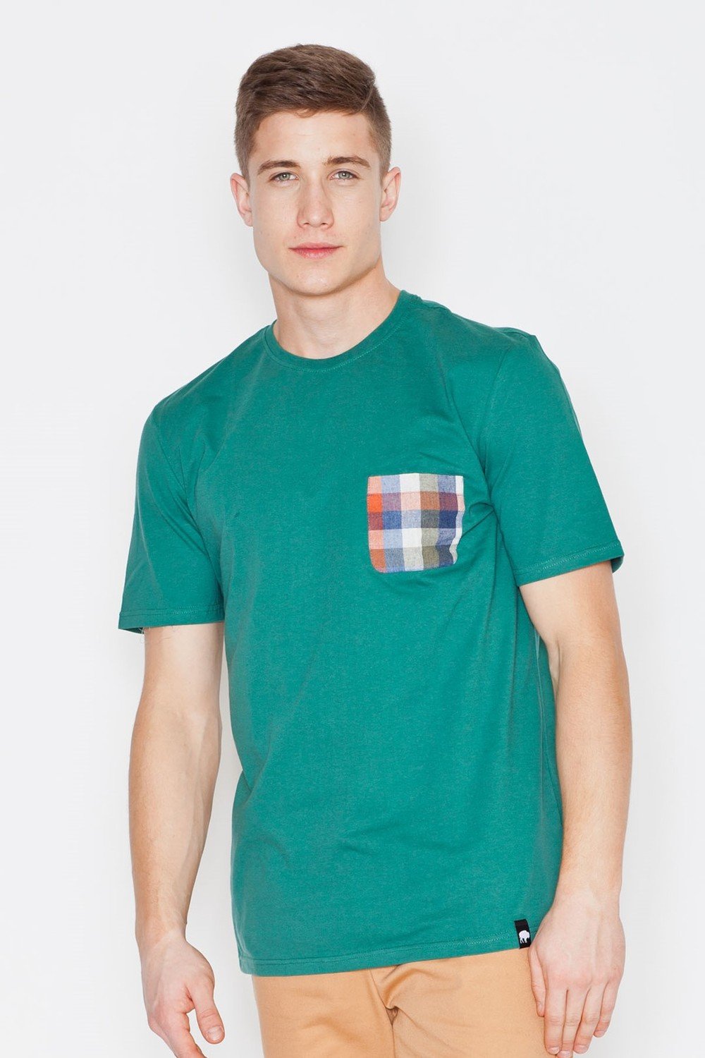 Visent Pánské tričko s krátkým rukávem Laolin zelená M