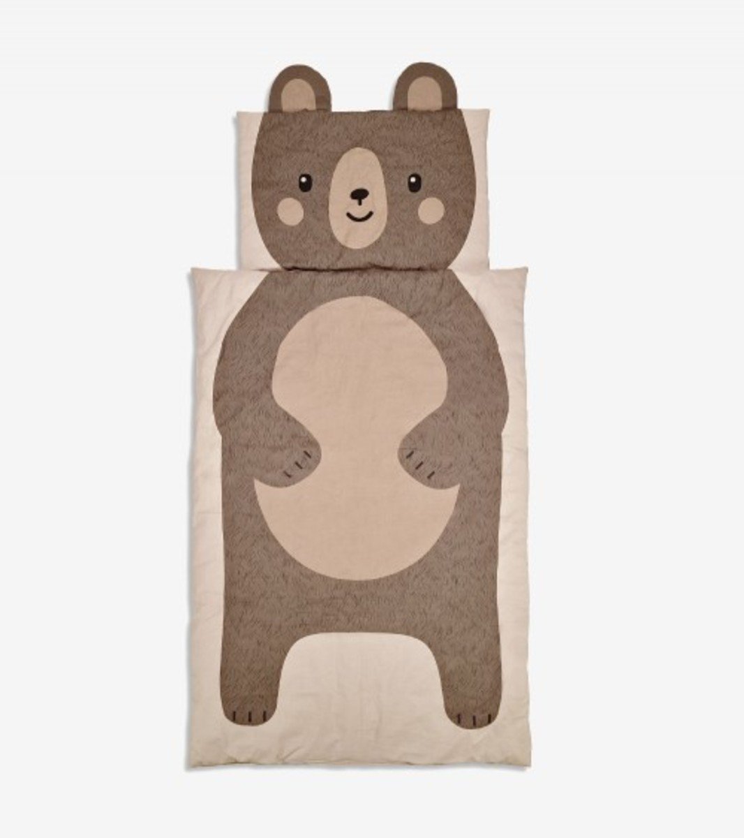 Povlečení Ourbaby teddy bear bedding hnědá béžová 60x40 cm