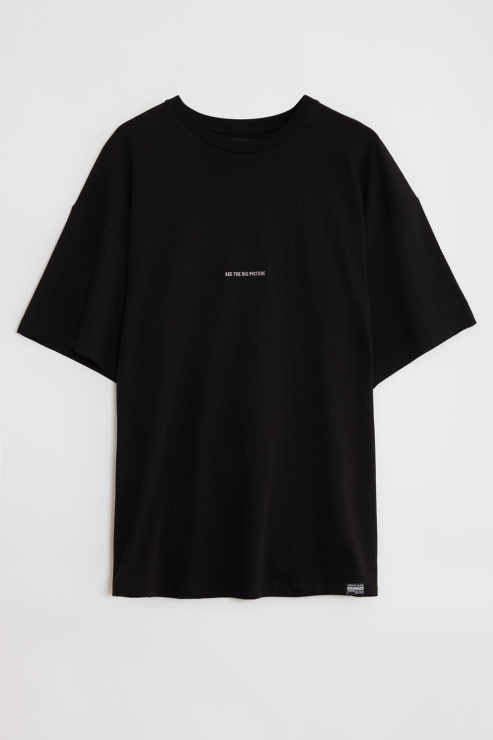 GRIMELANGE T-Shirt - Black - Oversize