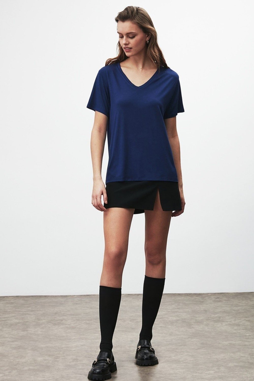 GRIMELANGE T-Shirt - Dark blue - Relaxed fit