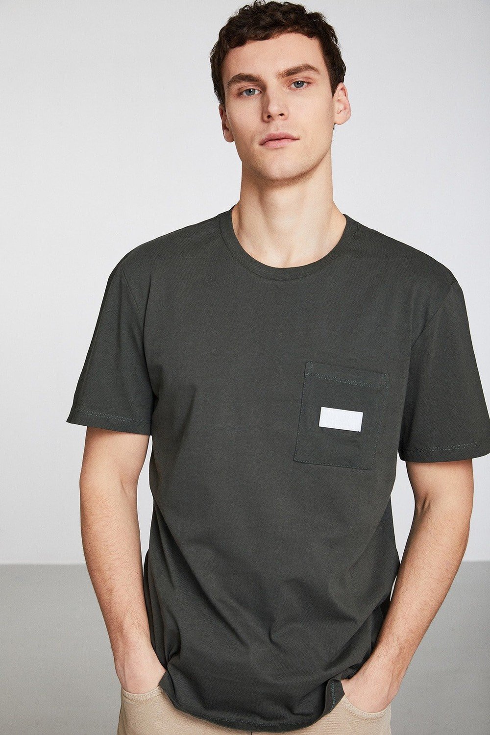 GRIMELANGE T-Shirt - Gray - Regular fit