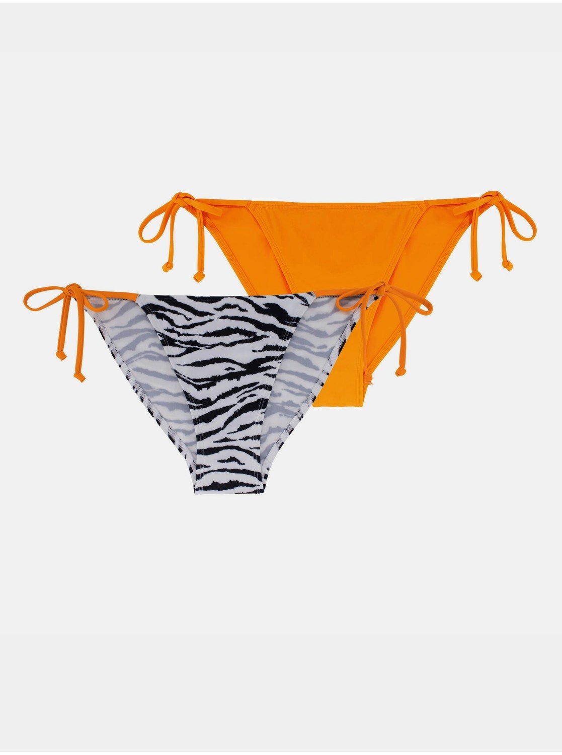 Dorina Sada dvou dámských spodních dílů plavek v oranžové a bílé barvě DO - Dámské