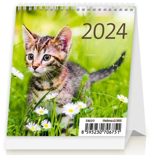Kalendář stolní 2024 - Mini Kittens