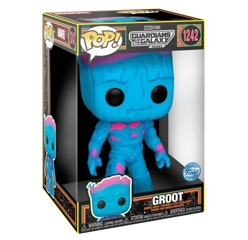 Funko POP Jumbo: Guardians of the Galaxy 3 - Groot (BlackLight limited exclusive edition)