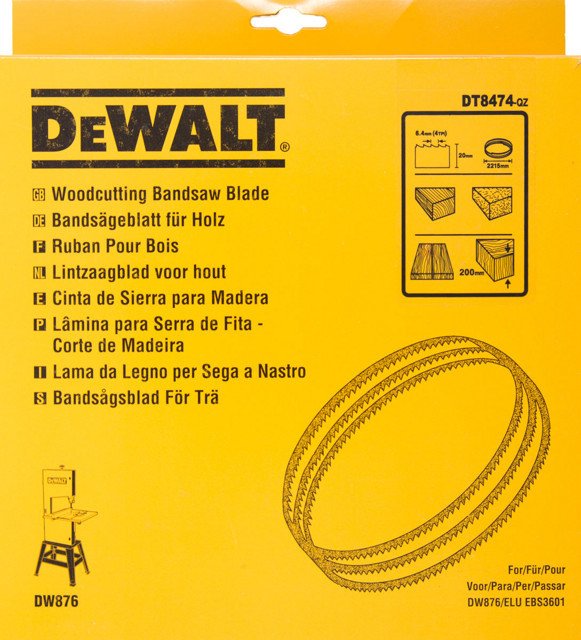DeWALT DT8474 pilový pás, dřevo, plasty, pro DW876 20 mm