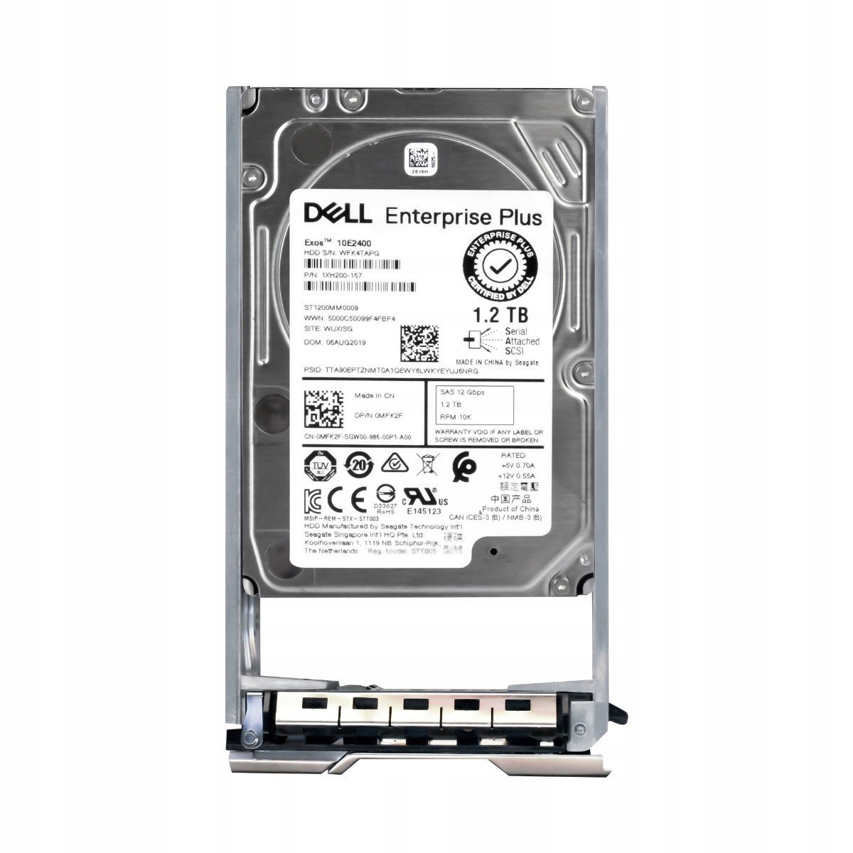 Dell 0MFK2F 1,2TB 10K 128MB SAS-3 2,5 ST1200MM0009