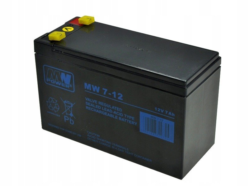 Baterie Mw 7-12 Agm 12V 7Ah Mw Power
