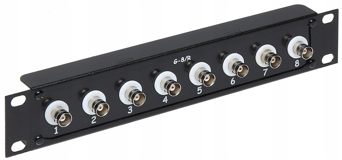 Rozvodná zásuvka Bnc Rack 10'' 1U G-8B/R10