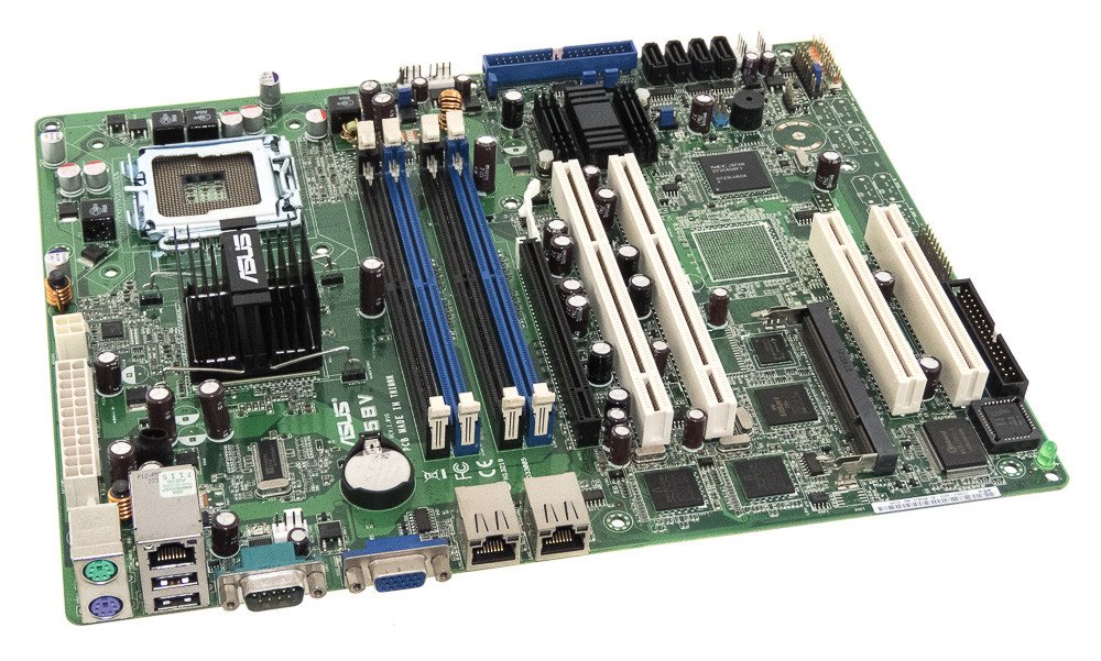 Hlavní Asus P5BV s775 4x DDR2 PCIe 3x RJ-45