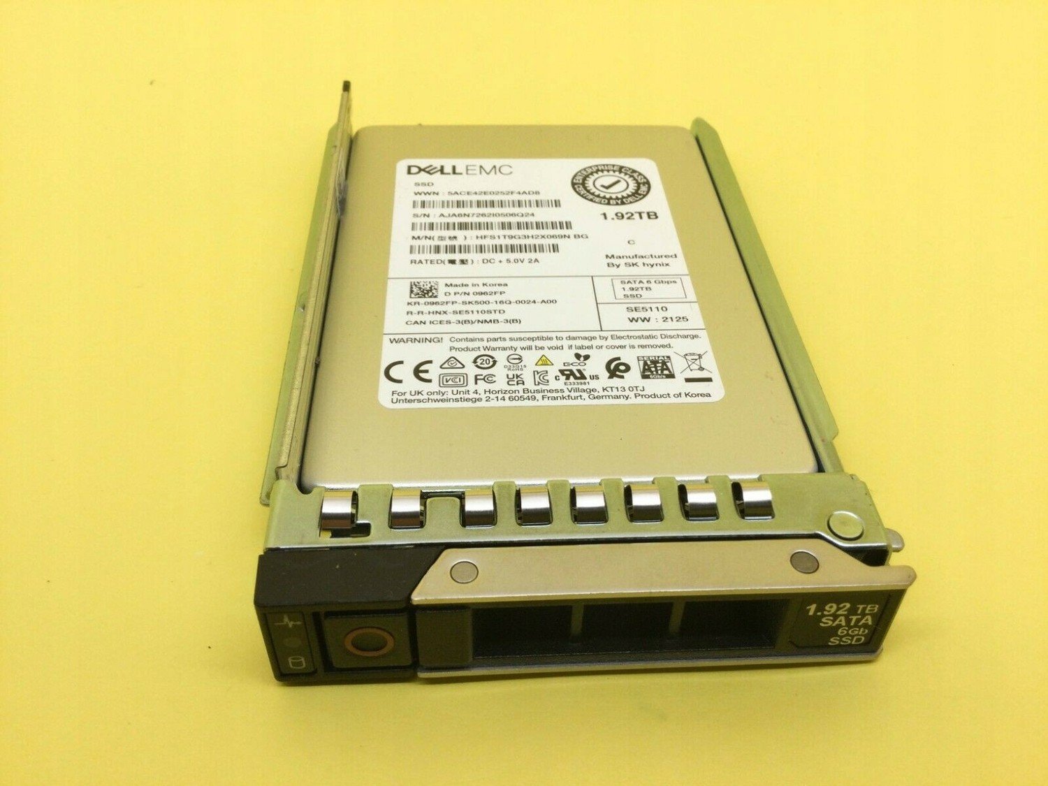 Ssd disk 1.92TB Dell PowerEdge 14 Gen