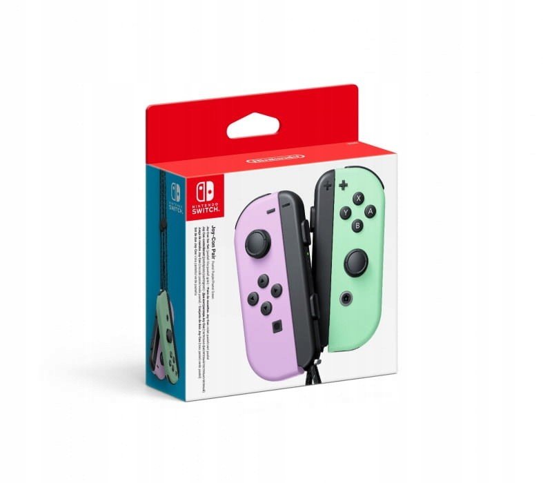 Joy Con Pair pastelově fialová/zelená Novinka