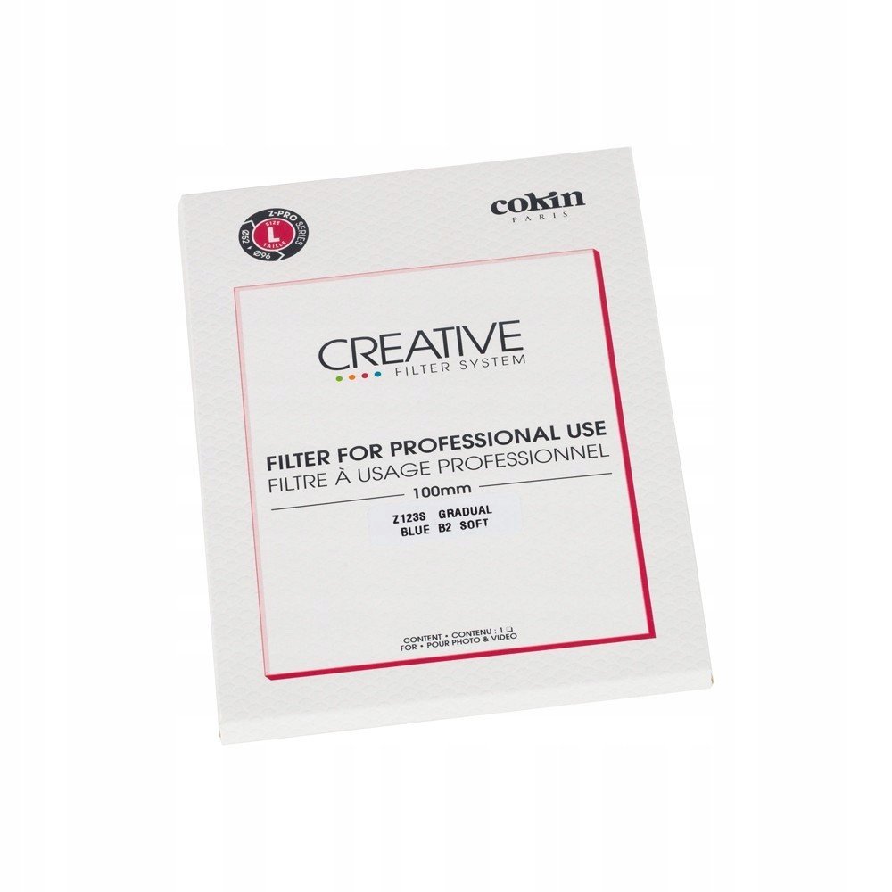 Filtr Cokin Z123S L Z-pro poloviční modrý B2