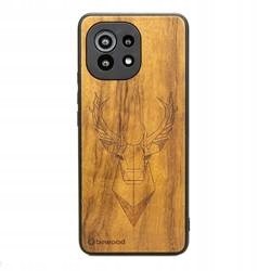 Dřevěné Pouzdro Na Xiaomi MI 11 Jelen Imbuia Case