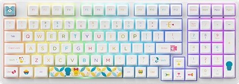 Akko 3098B Doraemon Rainbow, Akko CS Crystal, US - 06925758617826