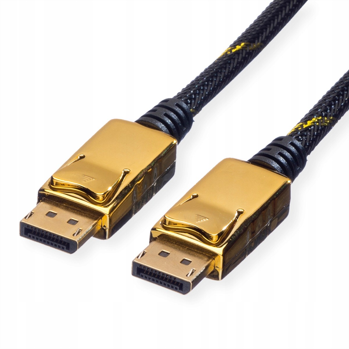 Kabel DisplayPort Dp-dp M/M zlatý 1m
