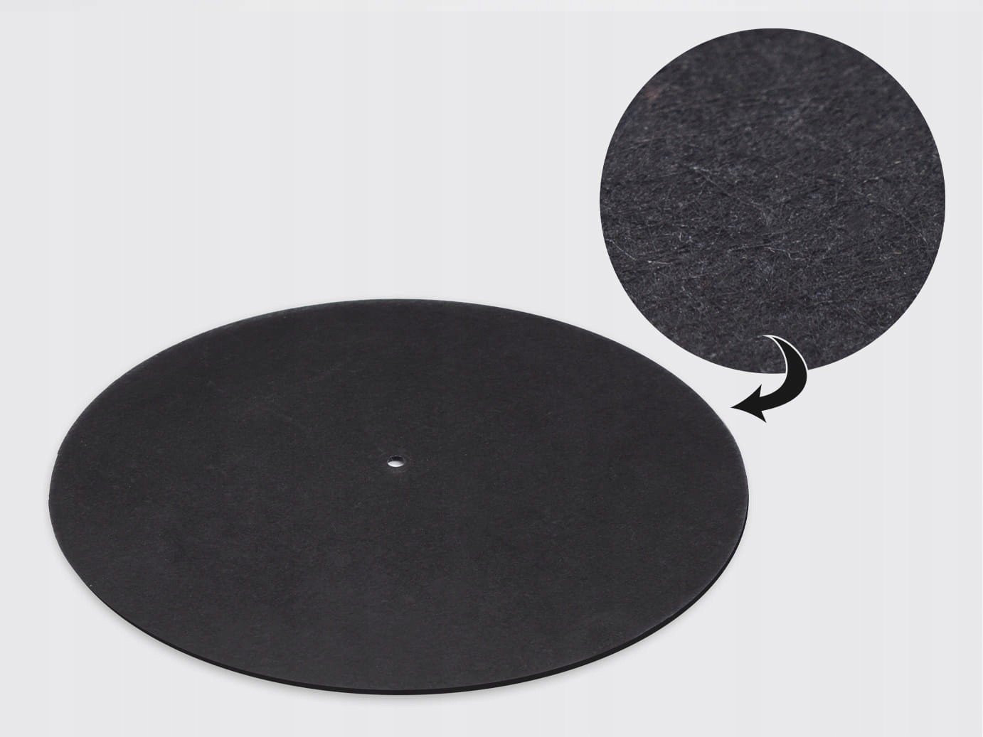 Slipmata pro gramofon Vinylspot Carbon 0,25mm