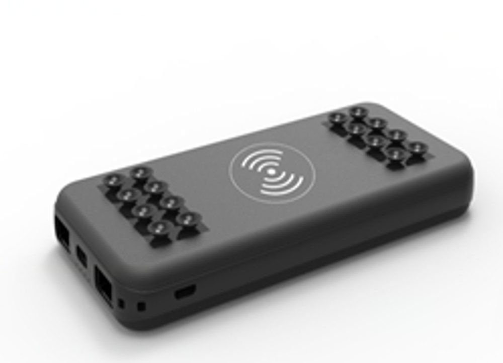 Uniwersalny Powerbanka 20 000mAh bezdrátová nabíječka černá UK-201