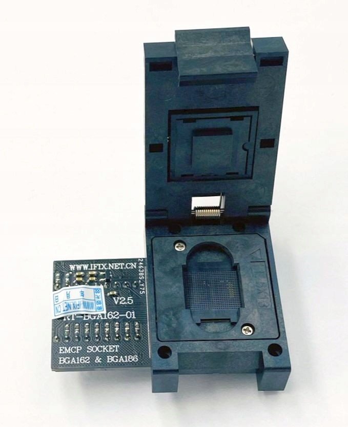 Emcp BGA162 BGA186 Zif adaptér pro iFix RT-809h