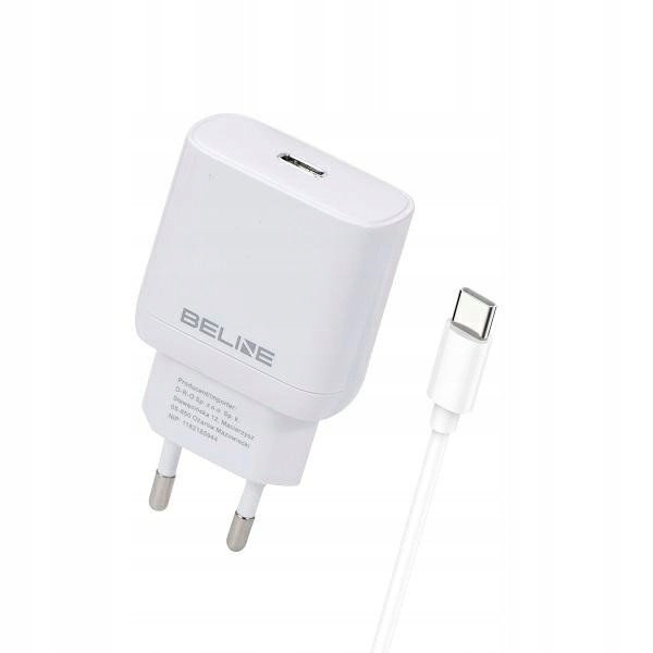 Beline Správa. síť. 1x Usb-c 25W Usb-c kabel bílý