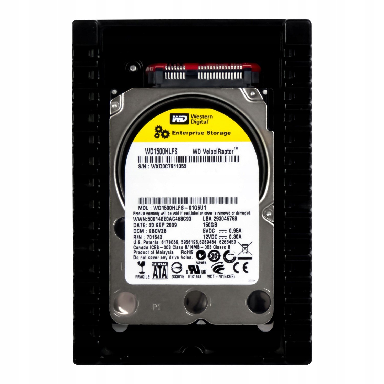 Wd VelociRaptor 150GB 10K Sata II 3.5'' WD1500HLFS
