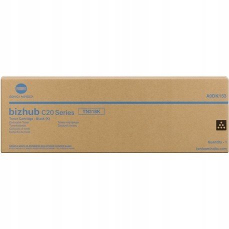 Nový toner TN-318K A0DK153 pro Km Bizhub C20 C20P