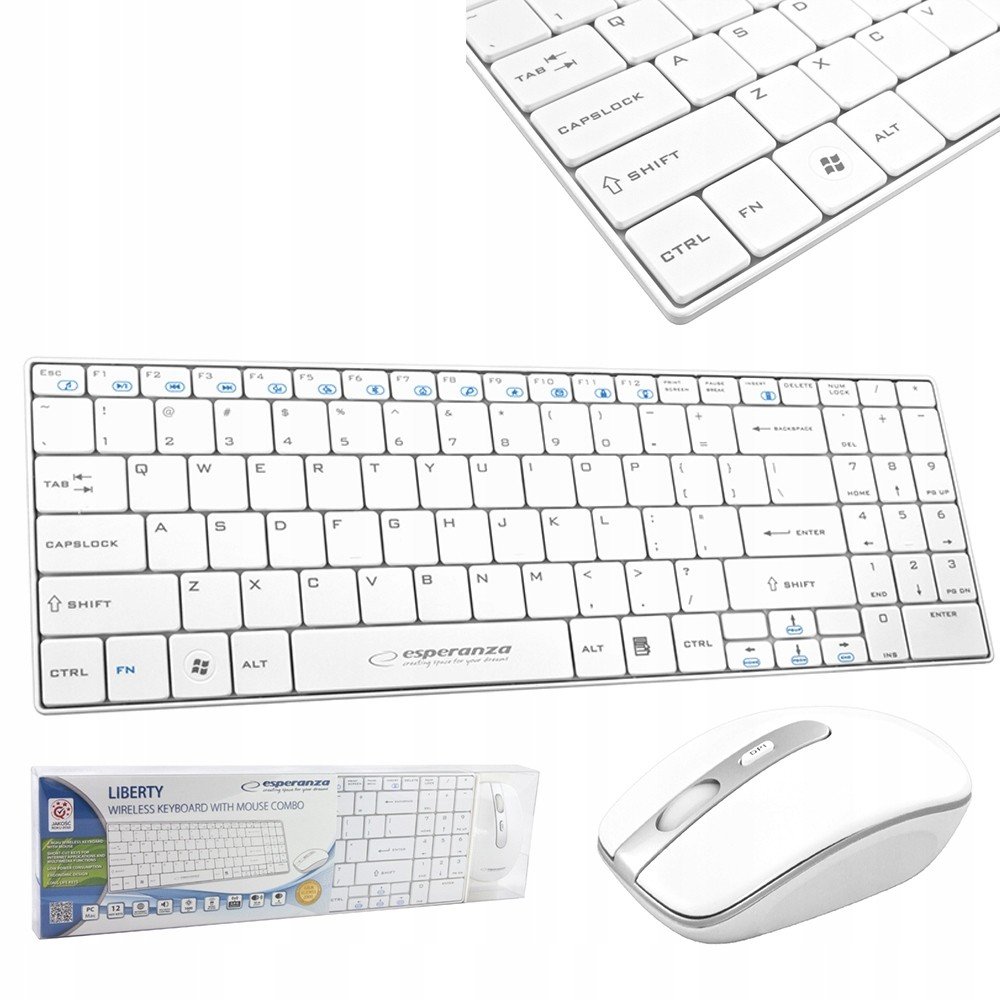 Klávesnice a počítačová myš Esperanza EK122W