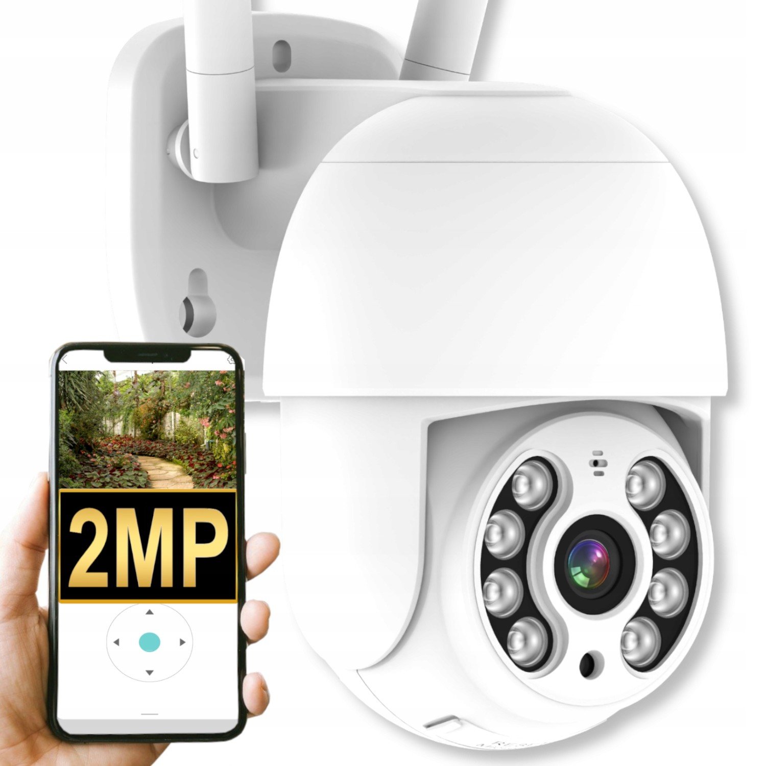Venkovní kamera Otočná WiFi 2MP Full Hd Zoom