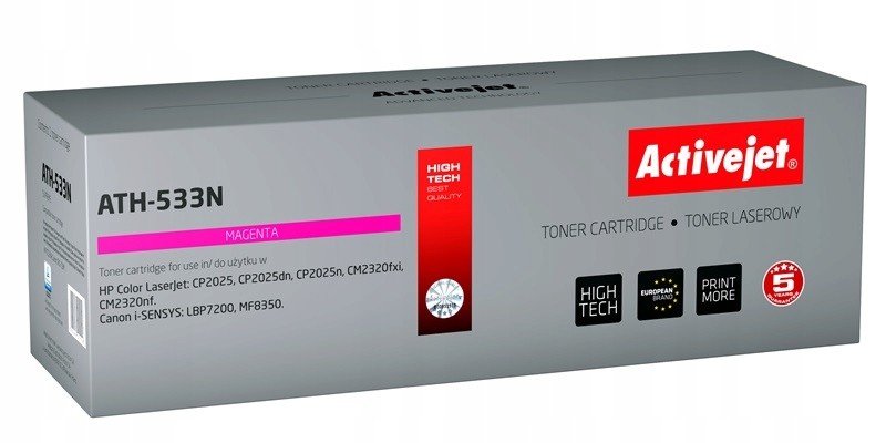 Toner Activejet náhradní Hp 304A CC533A červený