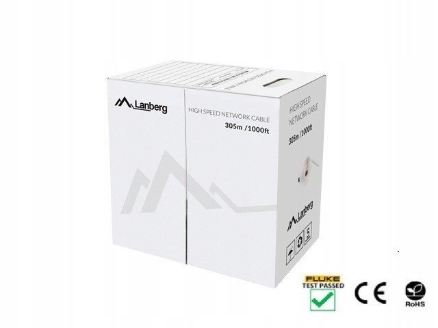 Síťový kabel Lanberg LCU6-12CU-0305-S (utp, 305m