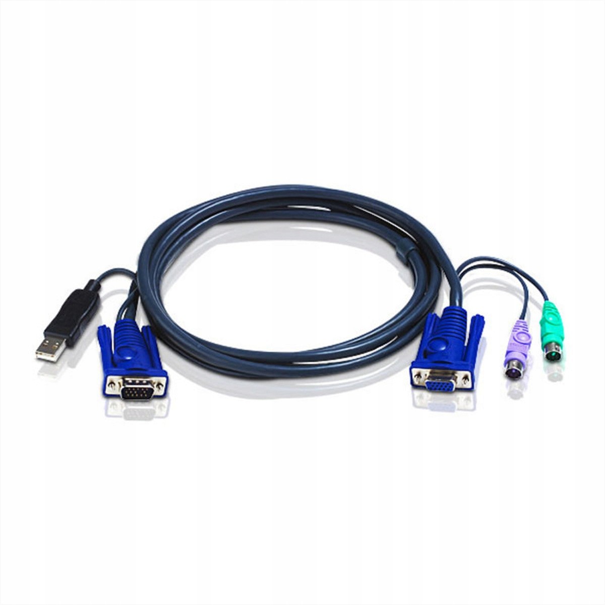 Aten Kvm kabel Usb PS/2, 2L-5502UP 1,8m