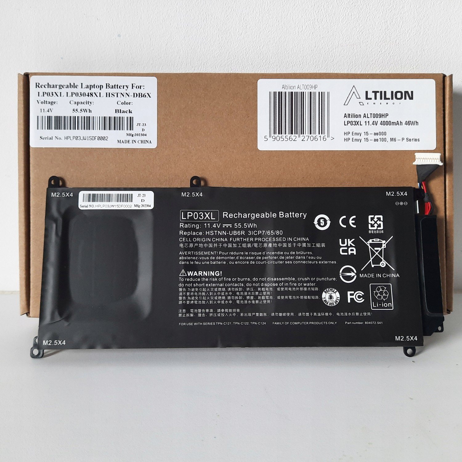 Baterie LP03XLXLXL-UB6R pro Hp Envy 15-AE M6