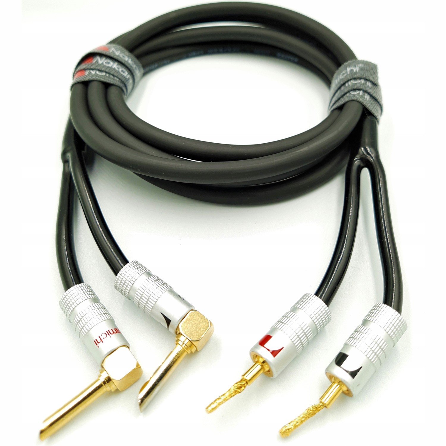 Nakamichi Reproduktorový kabel 2x4mm kolíky Bfa 3,5m