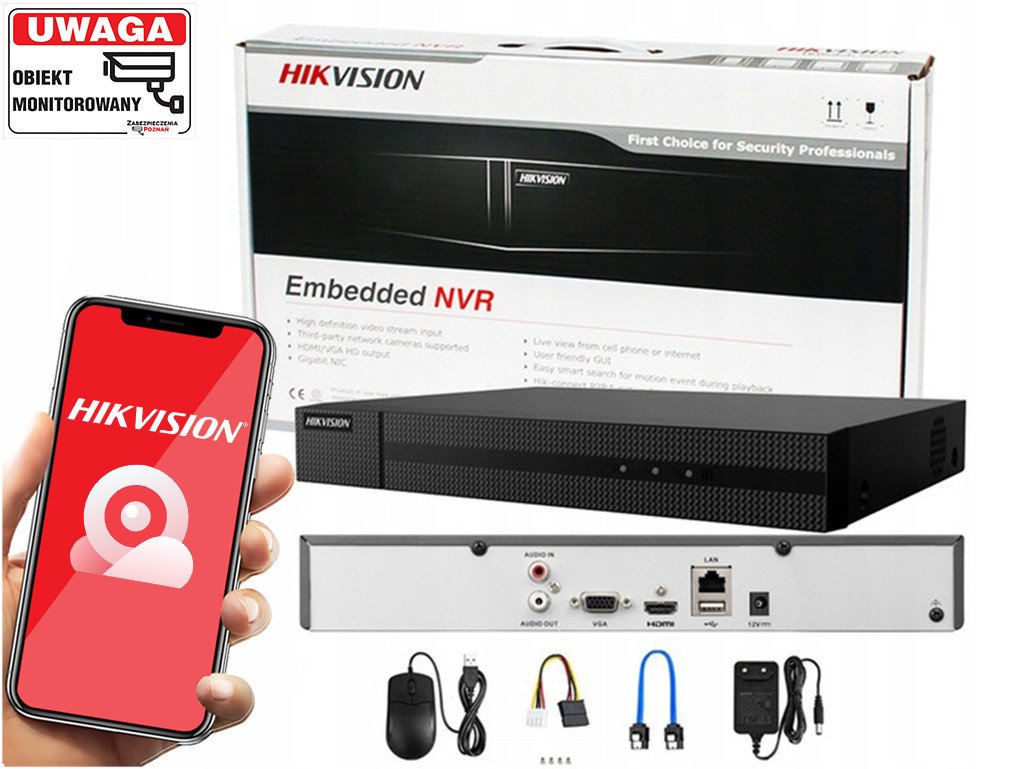 4kanálový Ip Registrace až 8Mpx Hikvision 4104MH