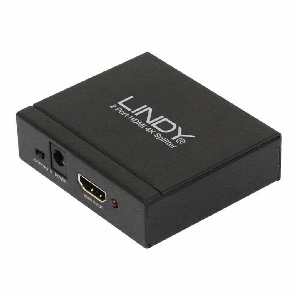 Rozbočovač Hdmi 2.0 Lindy 2 Port 10,2G 4K 3D černý