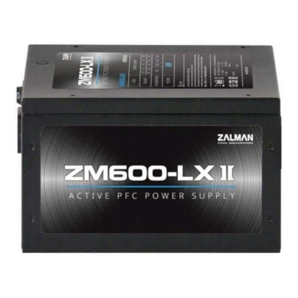 Napájení Zalman ZM600-LXII Černá 600 W RoHS
