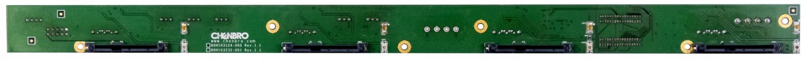 Chenbro 80H103124-005 4-PORT Sas/sa Backplane