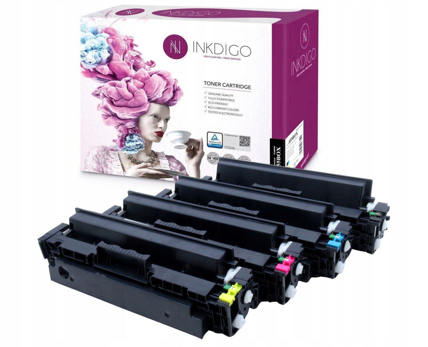 4x Toner Zamiennik XL Do Canon MF741Cdw Chip