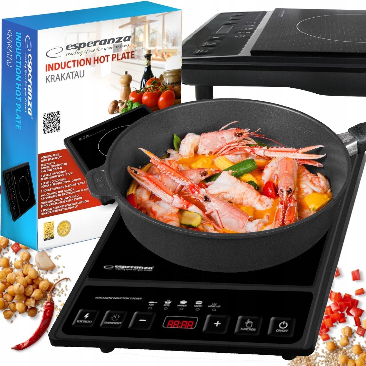 Indukční Vařič Jednoplotýnkový Varná Deska