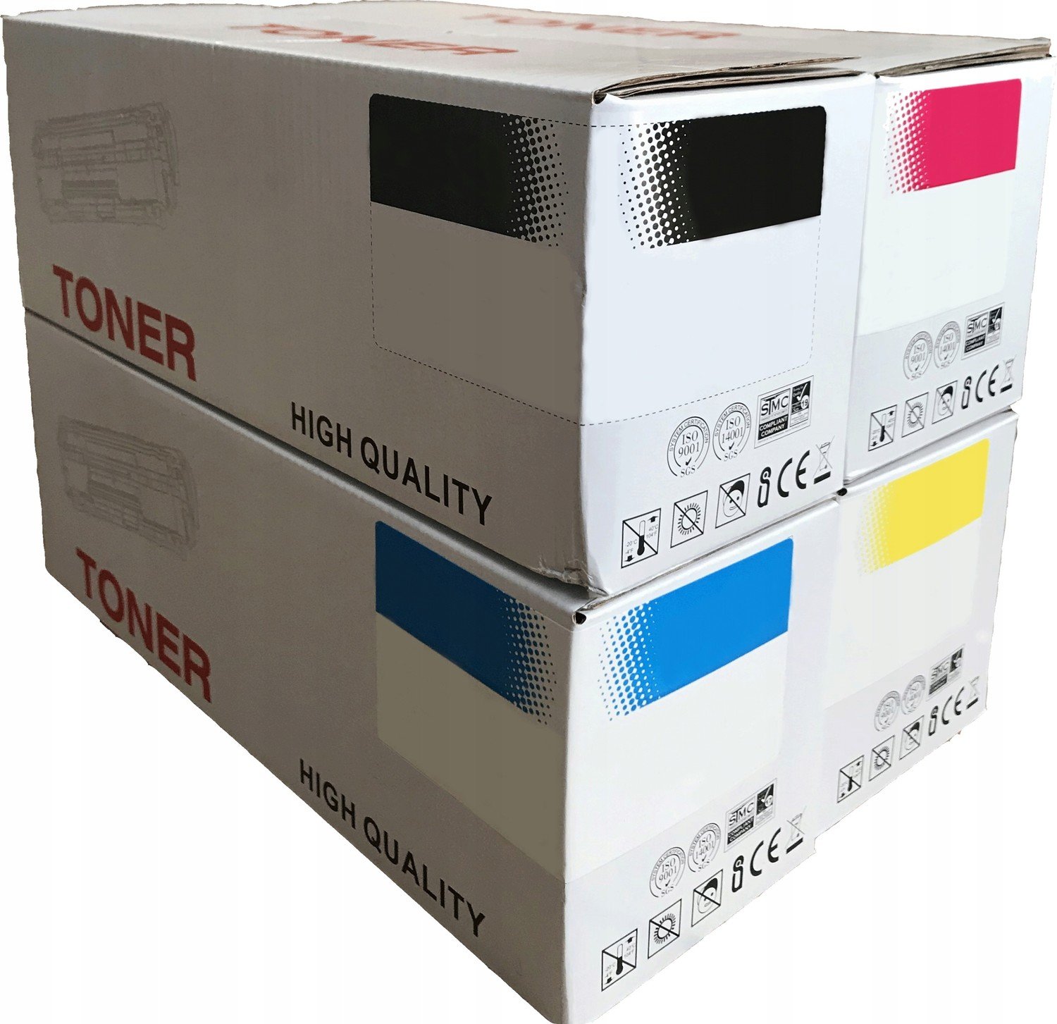 4x Toner Do Hp CP2025 CM2320 CC530-1-2-3A New